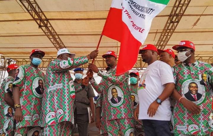 Enugu PDP Leaders Drum Support For Gov. Ugwuanyi during LG Elections Campaign Flag Off