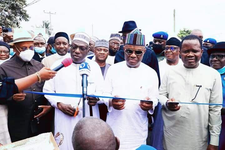 Wike Inaugurates Ahoada-Ekpena Rd. Project, Says PDP Has Magic Wand To Reverse APC Failure