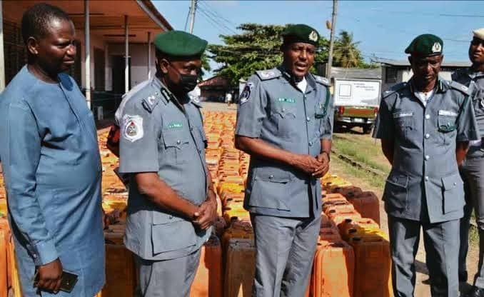 Nigeria Customs Service intercepts 39,000 litres of petrol along Badagry creeks