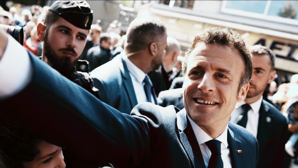 JUST IN: French President Macron Projected To Win Reelection
