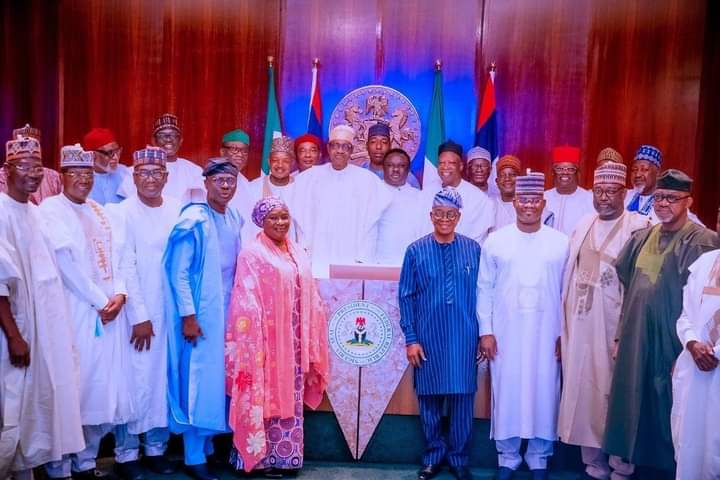 Buhari Meets APC Govs, Urges Them To Show Their Party’s Positive Qualities At Convention