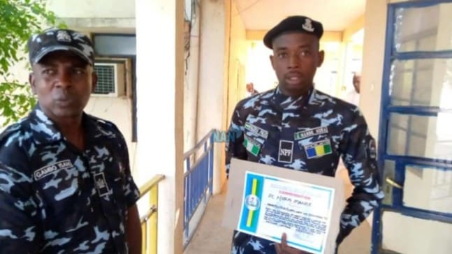 Meet Constable Honoured By Command For Returning Missing $800 To Owner In Katsina