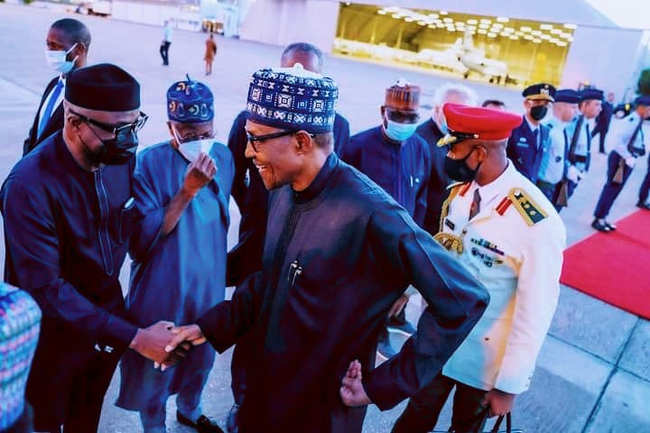 President Buhari Speaks On 2023 Elections In Meeting With Nigerians Living In Portugal