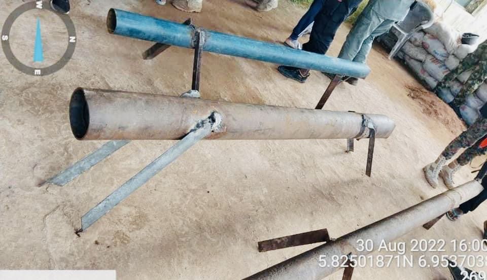 How Nigerian Troops Neutralized Suspected IPOB/ESN Elements In ORSU, Recovered Rocket Launchers