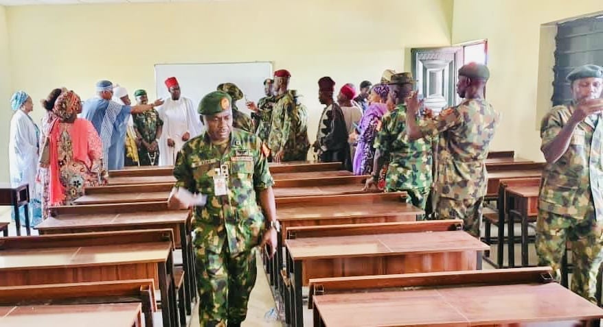 Islamic College Receives 4-Classroom Block, Office Donation from Nigerian Army Chief