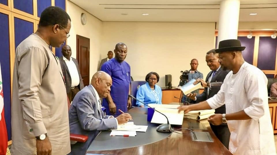 Wike Signs 2023 N555.6 Billion Budget in Law