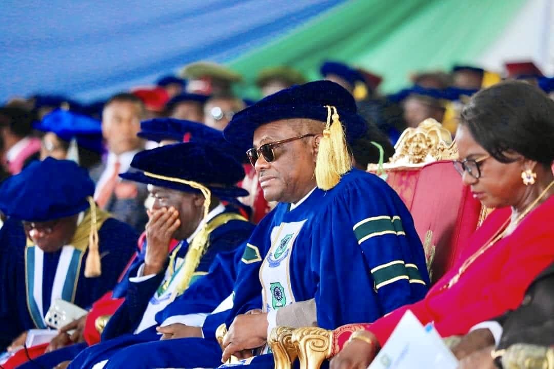 Why RSU Must Strive for Innovation, Cutting-edge Research, Wike Explains at 34th Convocation