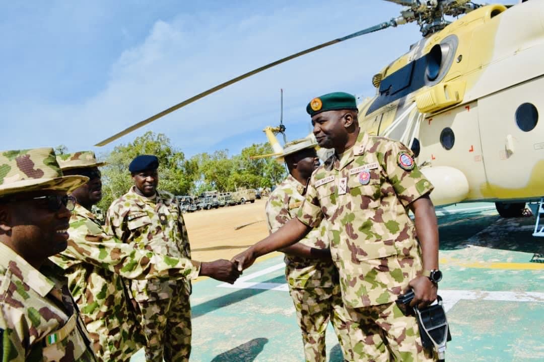 How Frontline Troops Got Pat on Back When Theatre Commander visited 26TF Bde AOR