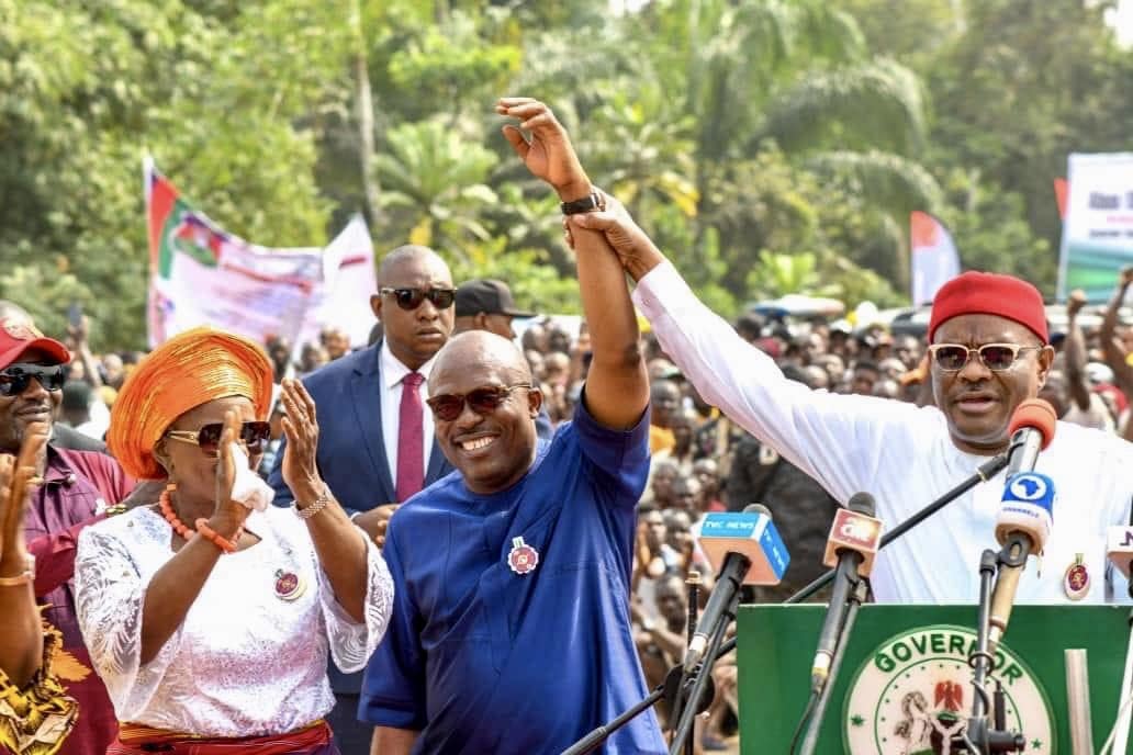 Why Rivers People Should Vote for Sim Fubara, Wike Explains at Road Flag-off