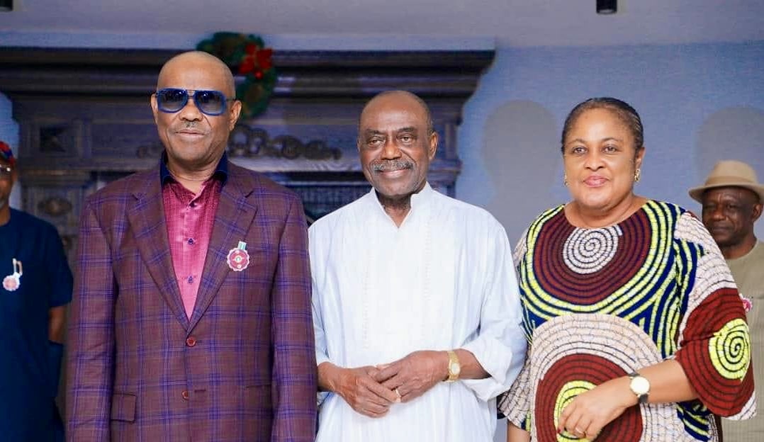 Wike Pays Odili a New Year Visit, Says “We’re Prepared for 2023 Elections