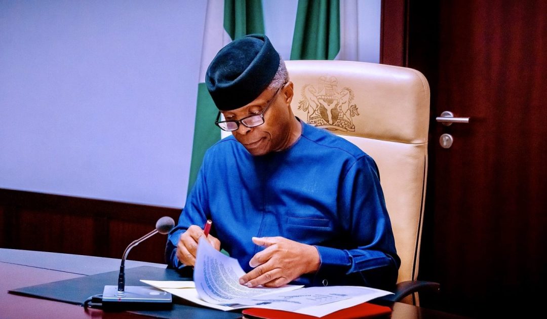 VP Osinbajo urges Nigerian elite to unite for positive change