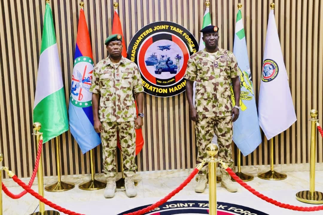 Outgoing Northeast Theatre Commander Gen. Chibuisi Urges Troops to Sustain Tempo Against Terrorists at Handover Parade