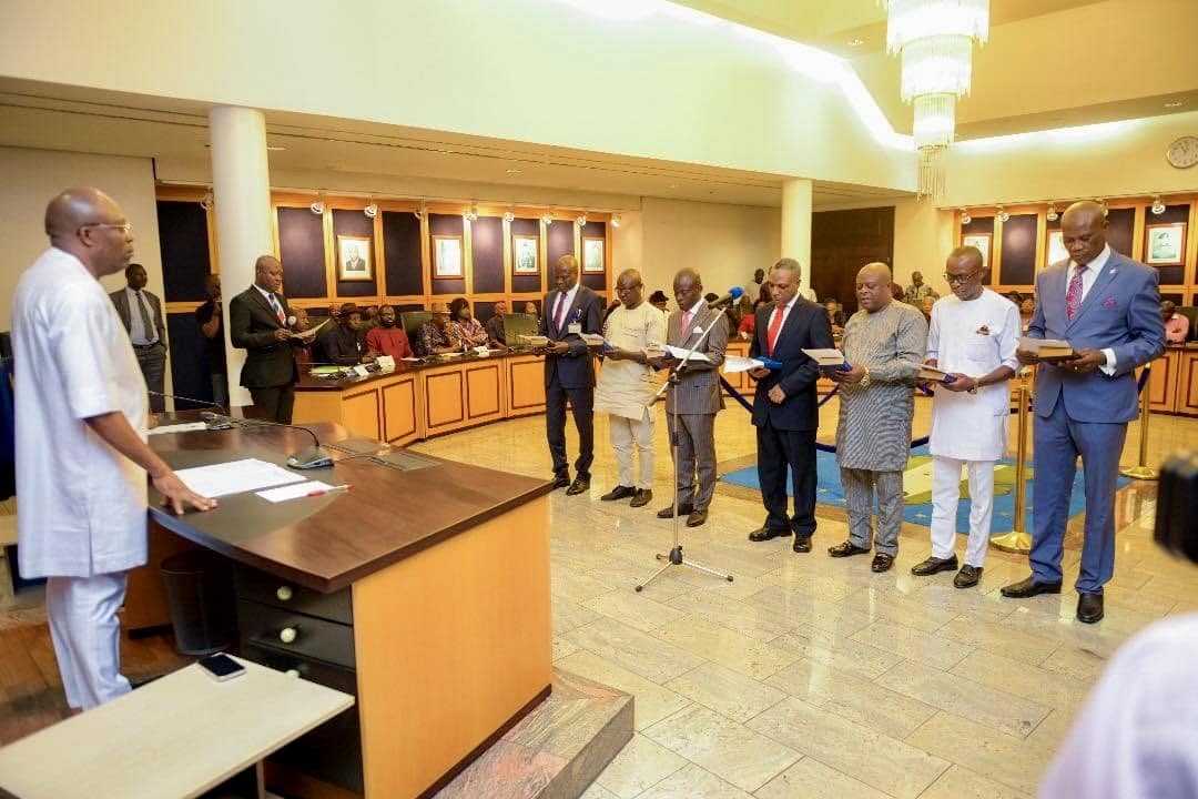 Rivers Governor Swears-in New Permanent Secretaries. See Full list.