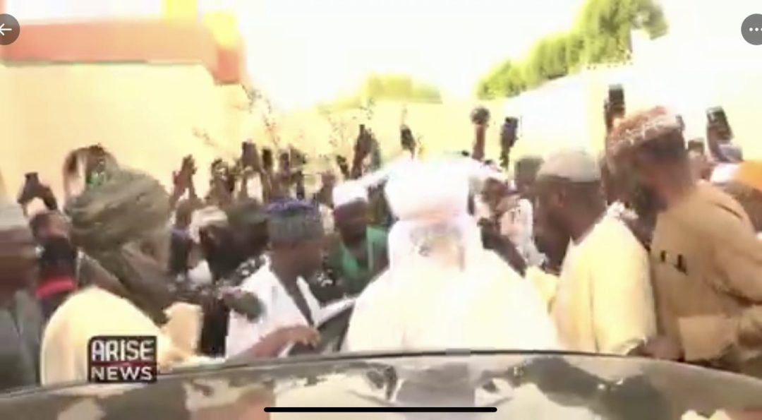 Deposed Emir of Kano, Aminu Bayero, Returns Amidst High Drama and Heavy Security