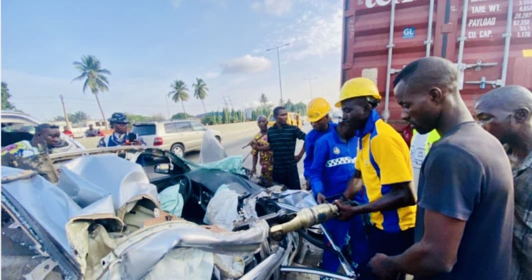 Fatal Accident at Isolo, Lagos Under Bridge: Passenger Killed in Car Collision with Truck