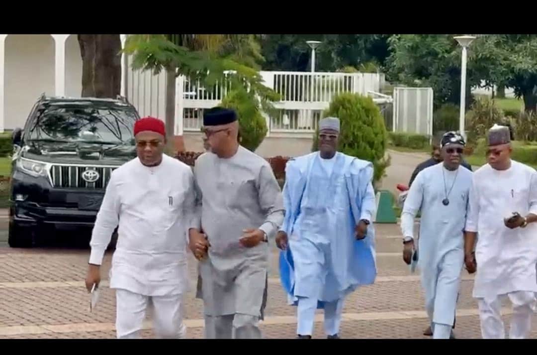 Tinubu, APC Governors in Emergency Closed-Door Meeting Amid Rising Tensions Over Planned Nationwide Protests