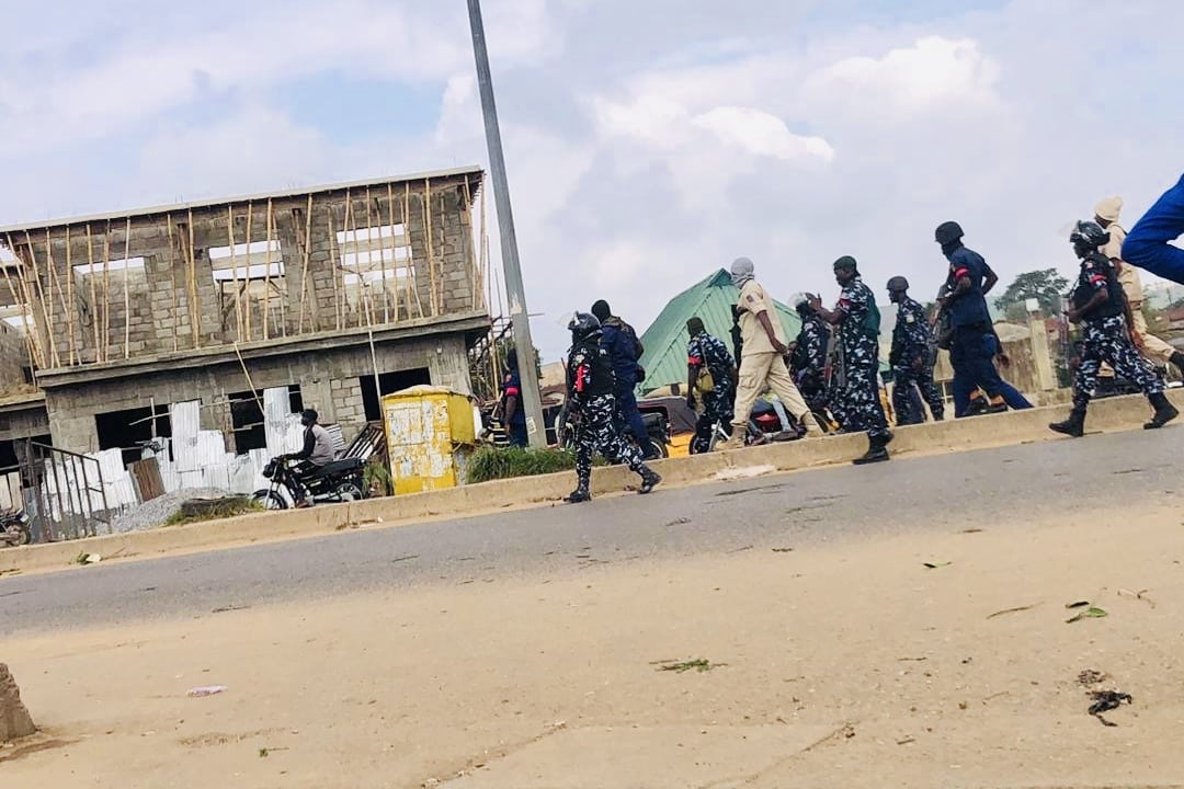 Unmasking Oppression: Security Operatives Tear-Gas Peaceful Protesters in Abuja, Arrest Three in a Brazen Display of State Power