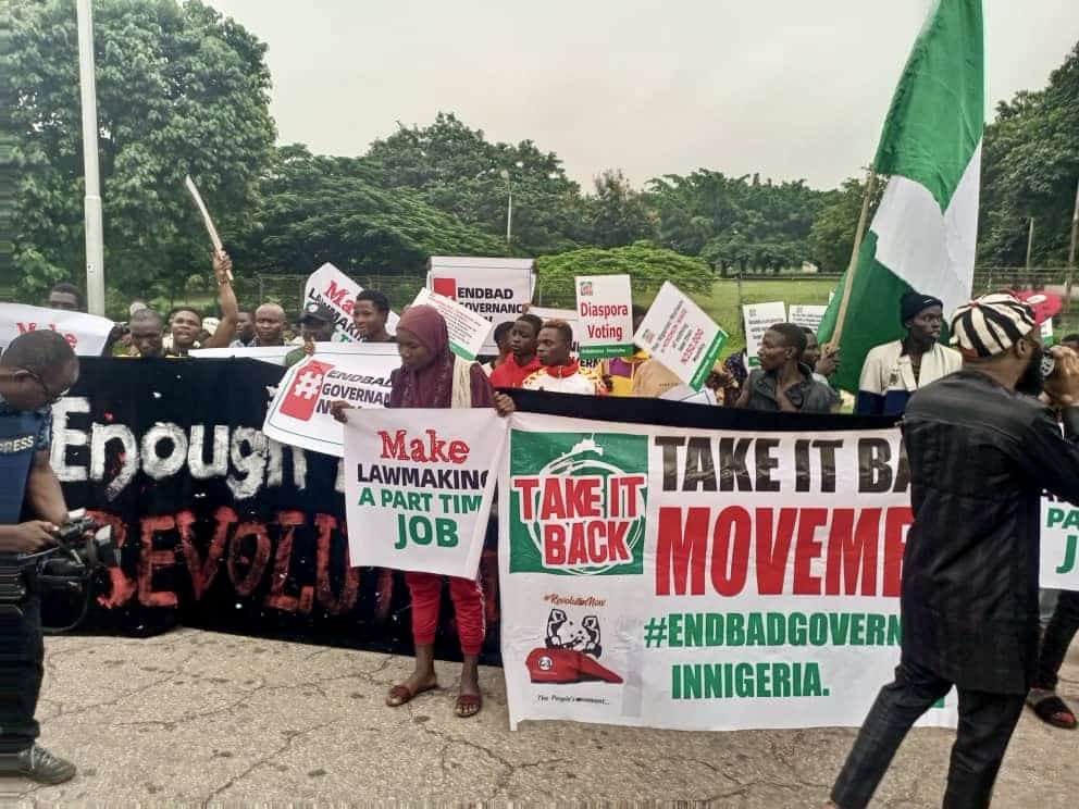 #EndBadGovernance Protest Resurfaces in Abuja: A Cry Against Hunger, Insecurity, and Government Apathy