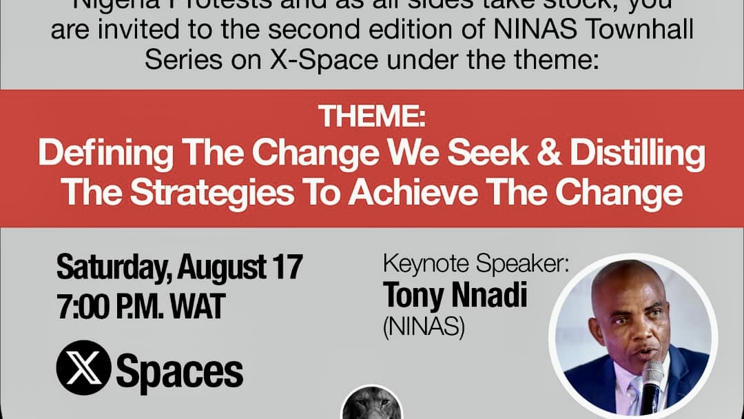 NINAS Announces Second State-of-the-Union Townhall: Defining the Change We Seek