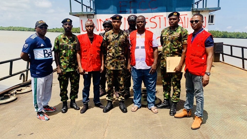 EFCC Takes the Helm in Oil Theft Scandal: Vessel Seized in Port Harcourt, Probed for Illegal Bunkering in Niger Delta