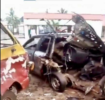 CNG Car Explosion Rocks Edo: Three Injured in Horrific Blast at NIPCO Filling Station