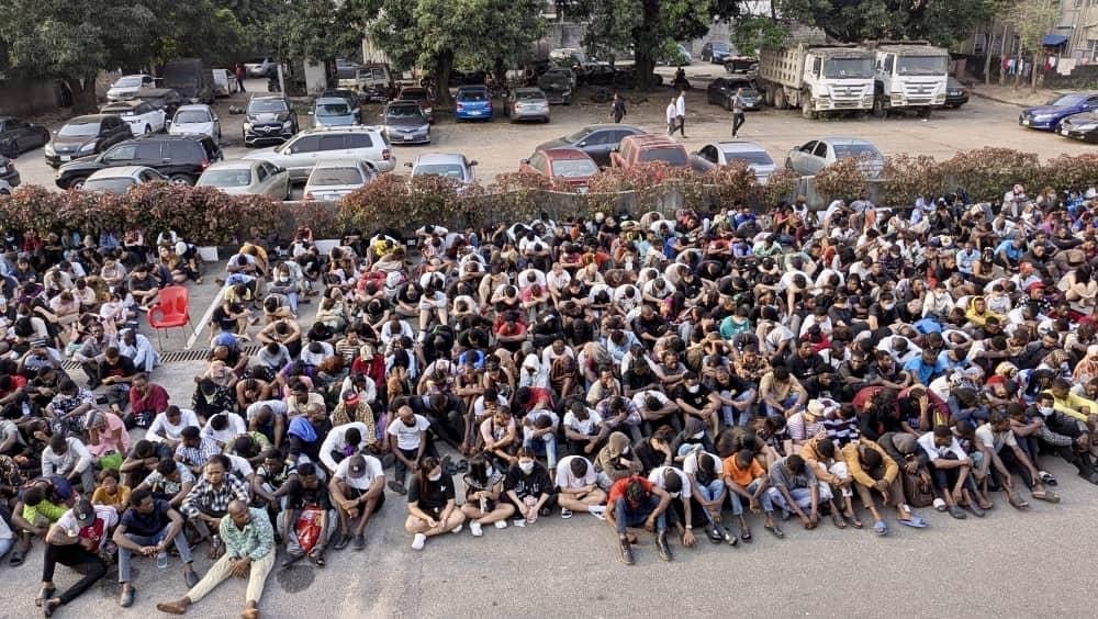 EFCC’s Landmark Raid Shakes Lagos: Cryptoscams, Romance Fraud Syndicate Busted