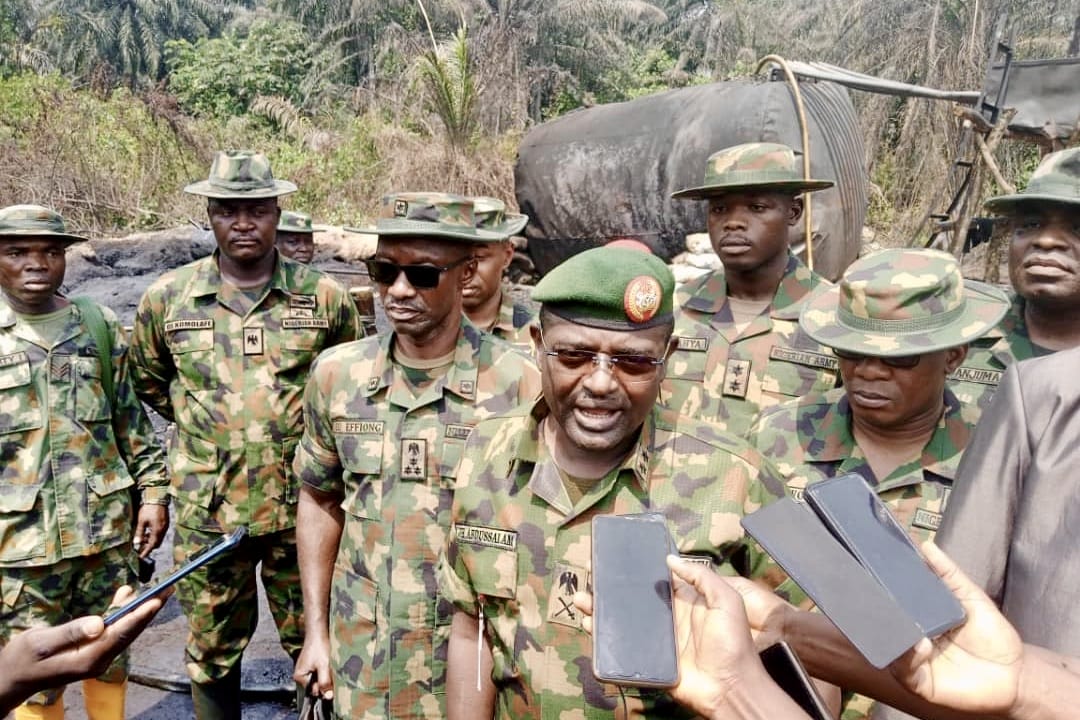 Nigeria’s Oil Sabotage Crisis: Army Crushes 20 Illegal Refineries, 90,000 Litres of Stolen Oil Recovered!