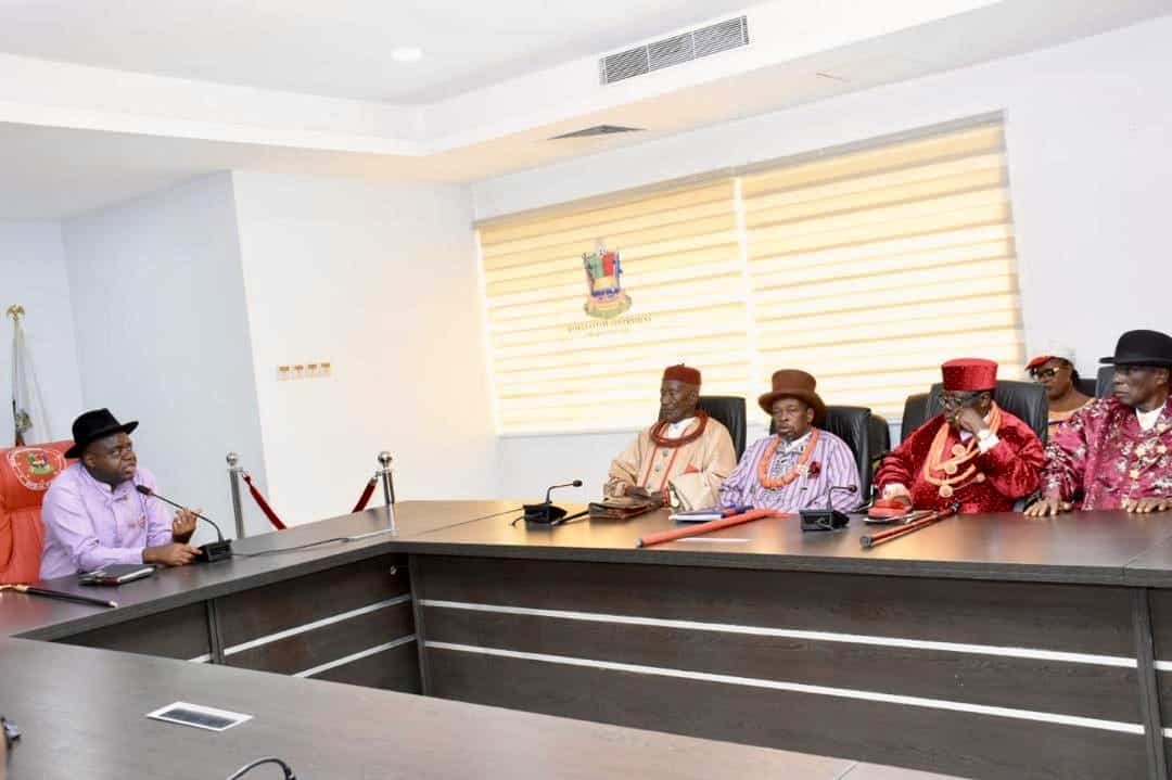 Bayelsa Governor Exposes Shocking Exploitation: Women, Children Used as Shields at Illegal Refineries!