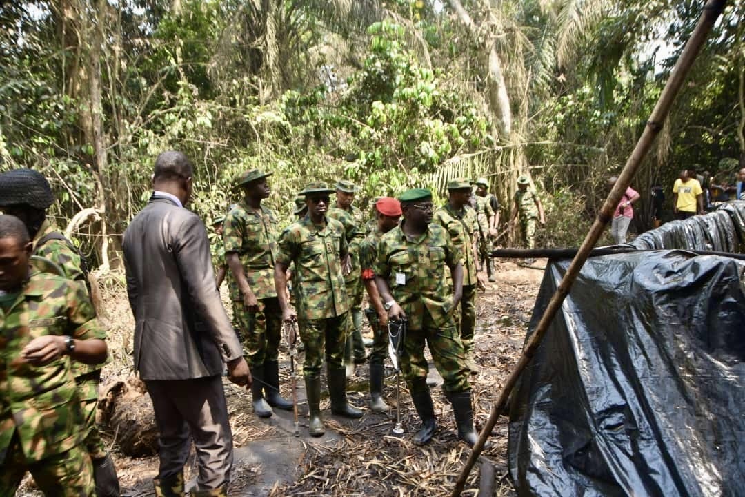 Nigerian Army Crushes IPOB, Destroys 23 Illegal Refineries in Niger Delta Crackdown