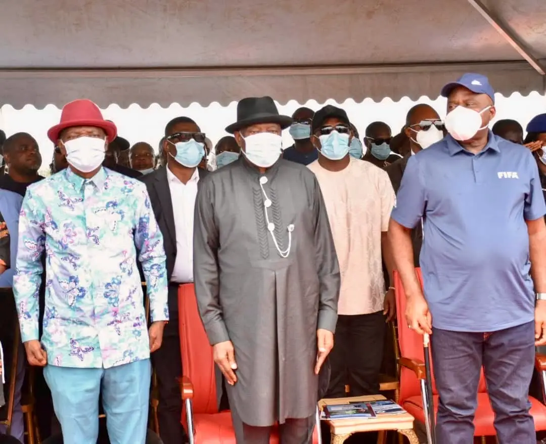 Jonathan Flags Off New Bayelsa Stadium Project