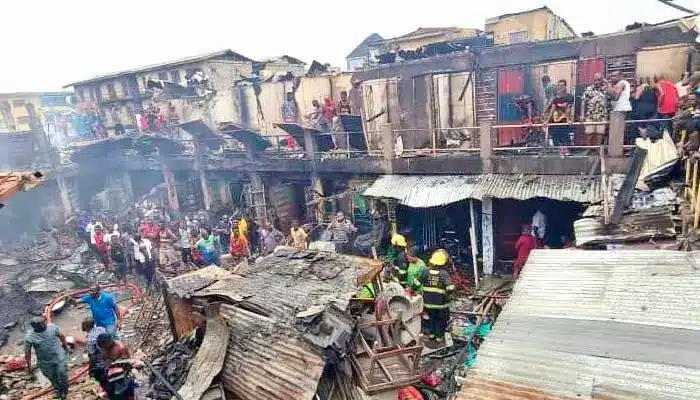 Inferno Strikes Ladipo Market: Millions in Goods Incinerated!