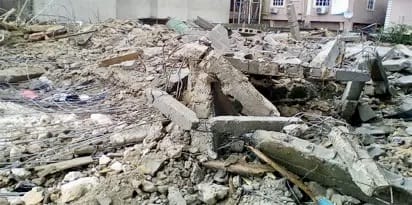 Mushin Horror: One-Storey Building Collapses, 3 Rescued, Many Trapped