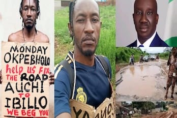 Edo Dad’s 80 km Foot March to Benin: A Sacrificial Stand Against Pothole Hell