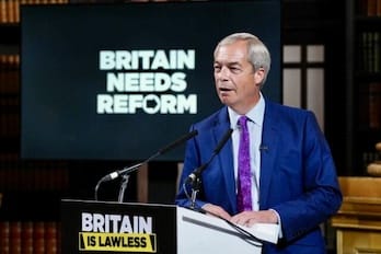 Farage’s Reform UK Poised for Historic Upset as Bookies Tip It to Topple Labour & Tories