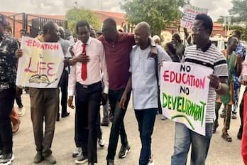 ASUU Protests Rock Campuses as Abuja Talks Loom — Union Warns Strike is Last Resort