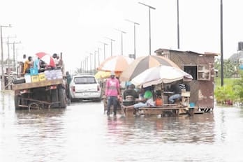 Flood Ravages Anambra Communities, Submerges Houses and Roads