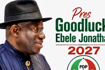 Jonathan’s 2027 Bid Sparks PDP Storm and Court Battle