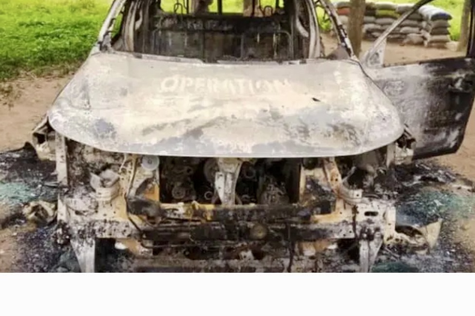 Suspected Bandits Storm Oyo Security Base, Torch Patrol Van